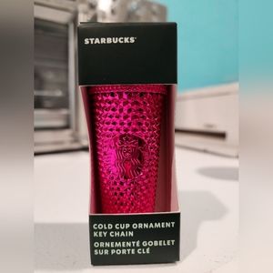 Sangria Bling 2022 Holiday Starbucks Keychain